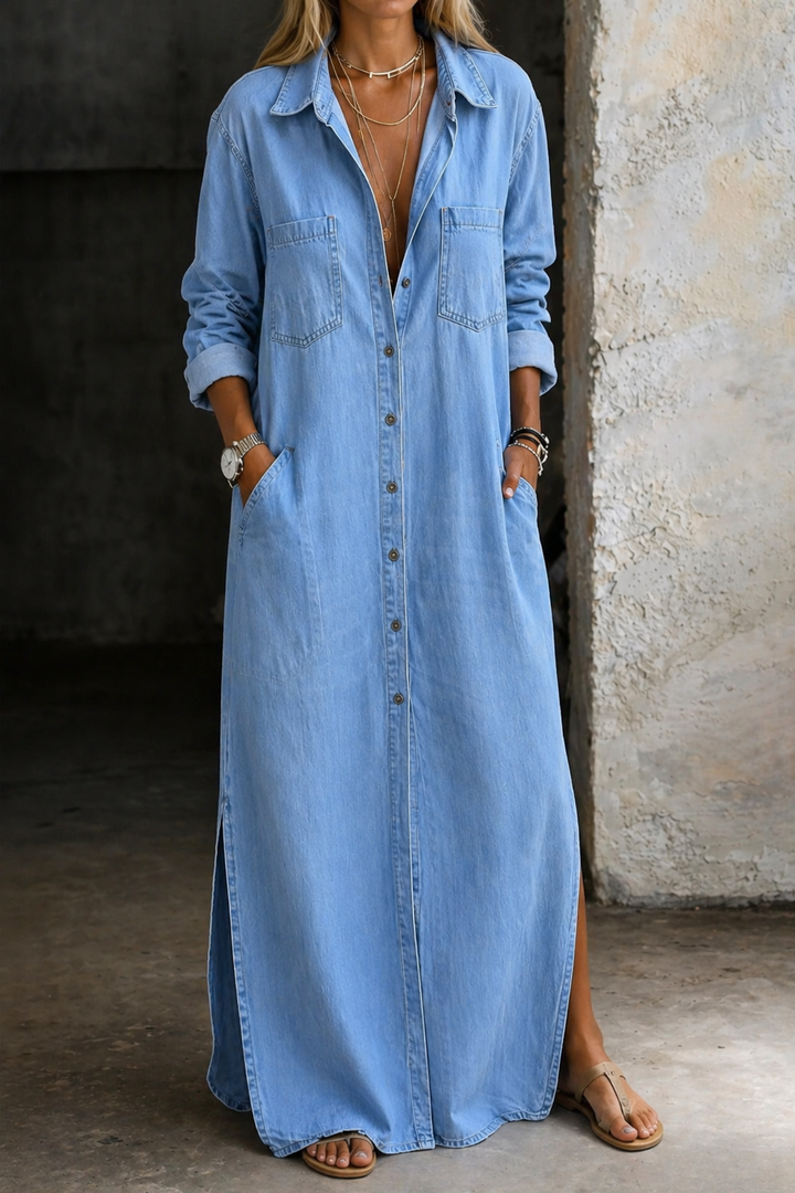 Delana |Robe boutonnée