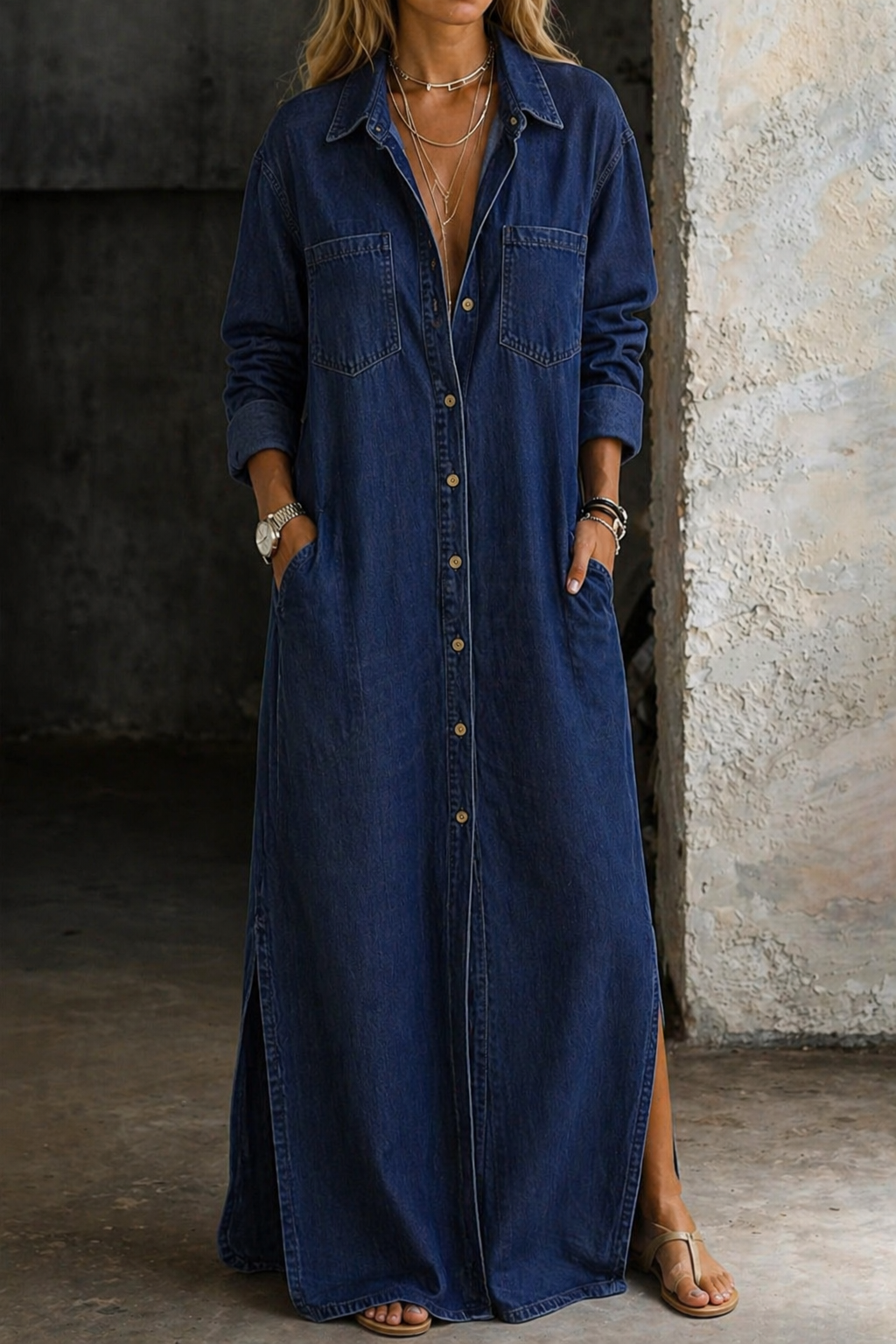 Delana |Robe boutonnée