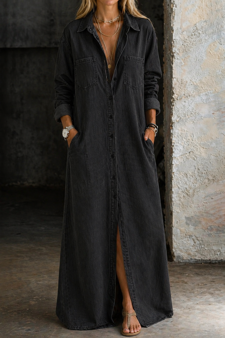 Delana |Robe boutonnée