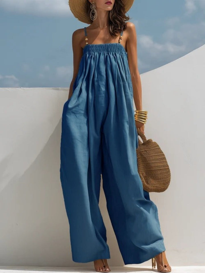 Madison | Combinaison en jean à jambes larges