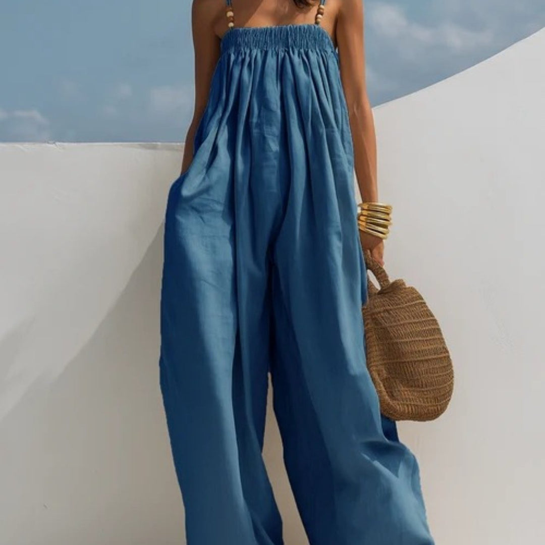 Madison | Combinaison en jean à jambes larges