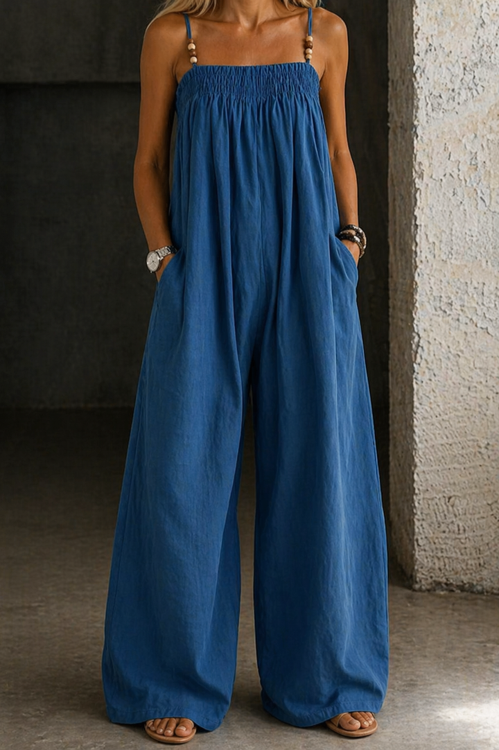Madison | Combinaison en jean à jambes larges