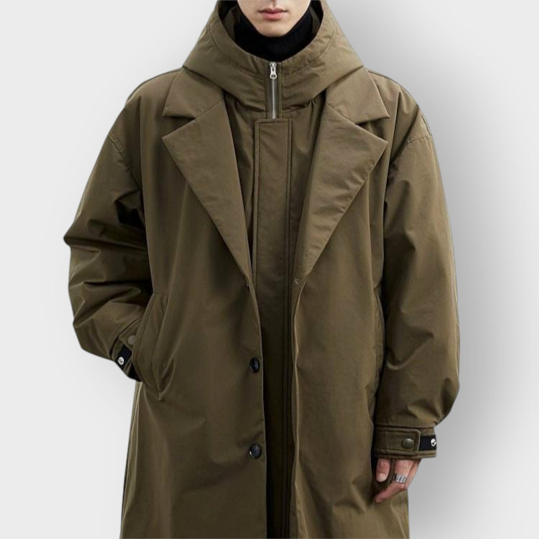 Luc™ - Manteau d'Hiver Long Élégant